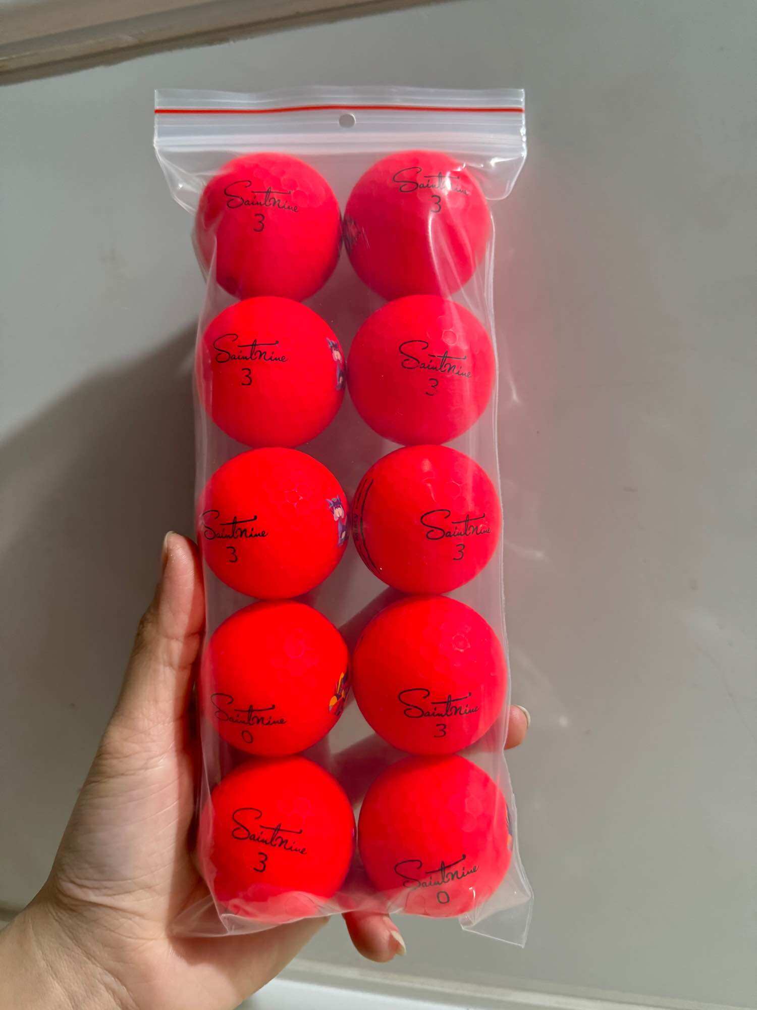 Bóng Golf Saintnine màu độ mới 98%