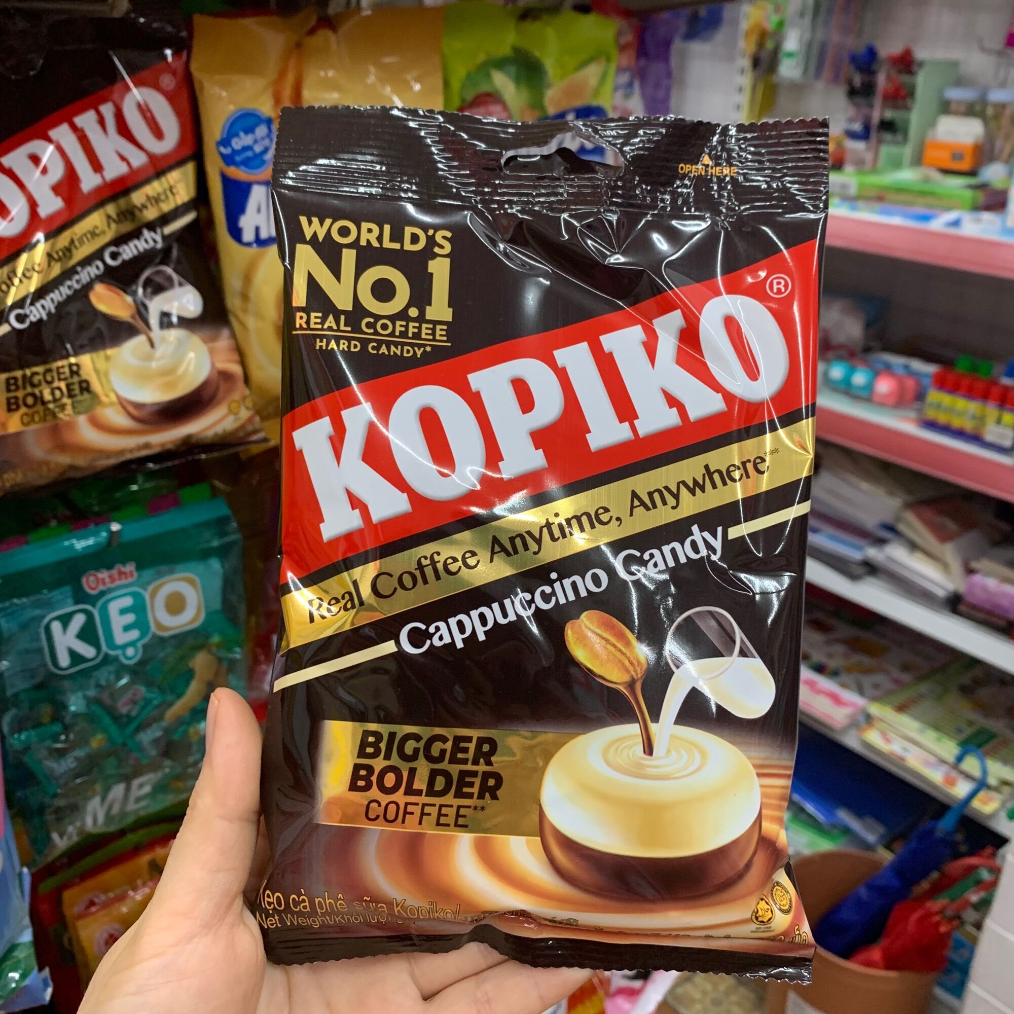 Kẹo cà phê Kopiko Coffee Capuchinno gói 135g