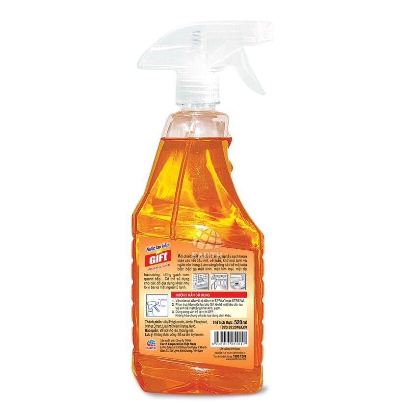 Nước lau bếp Gift 520ml.