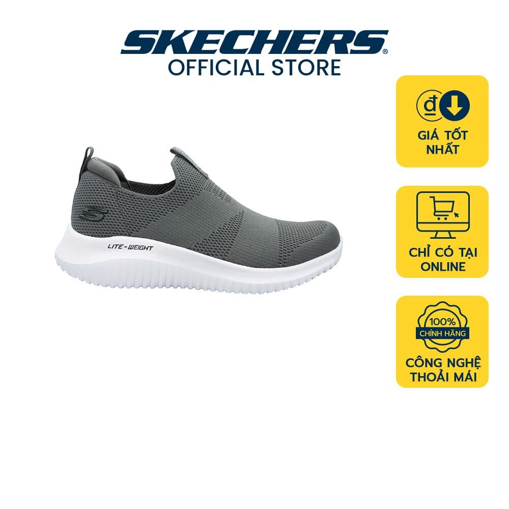 Skechers Nam Giày Thể Thao Tập Gym Đi Học Đi Làm Sport Flection Kelvis Memory Foam 8790194CHAR