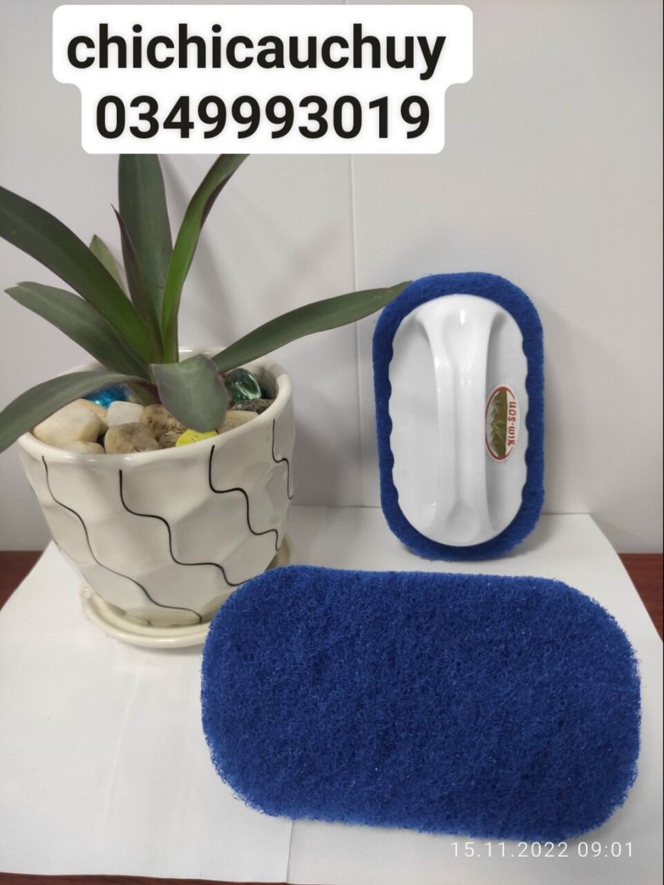 Bàn chải cước chà xoang nồi