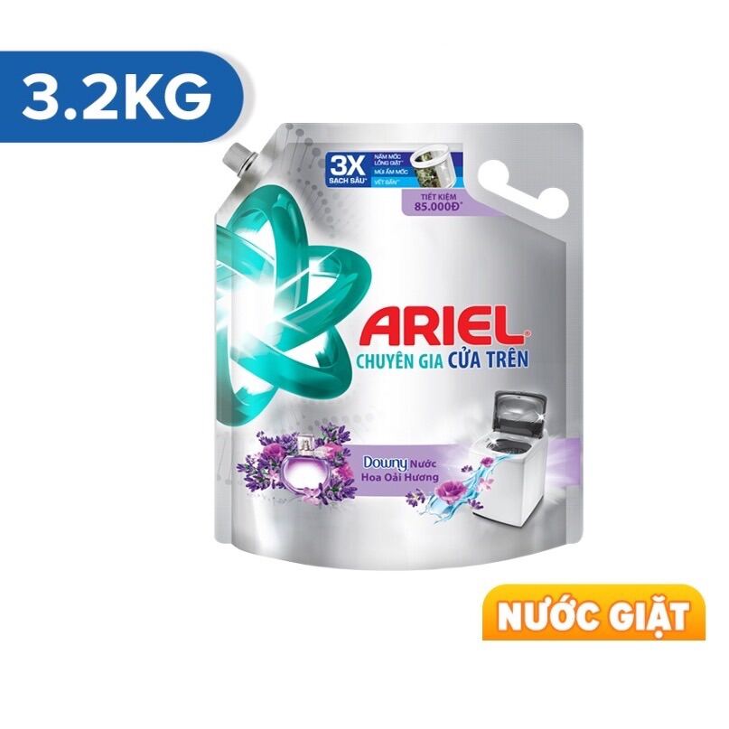 Ariel Matic nước giặt Túi hương hoa oải hương 3.2KG
