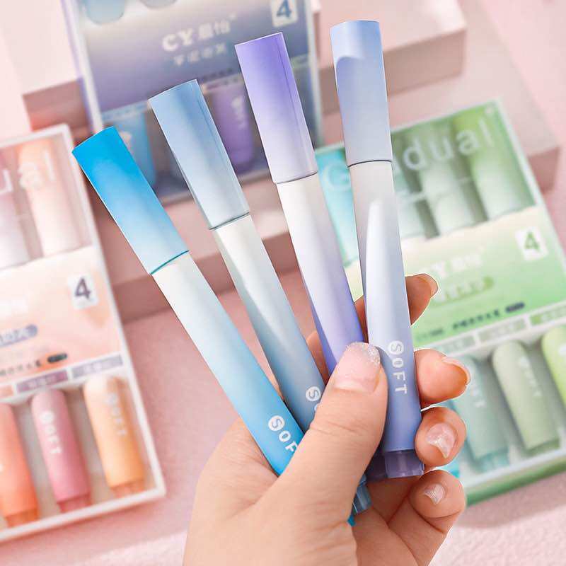 Bút highlight đánh dấu 4 màu