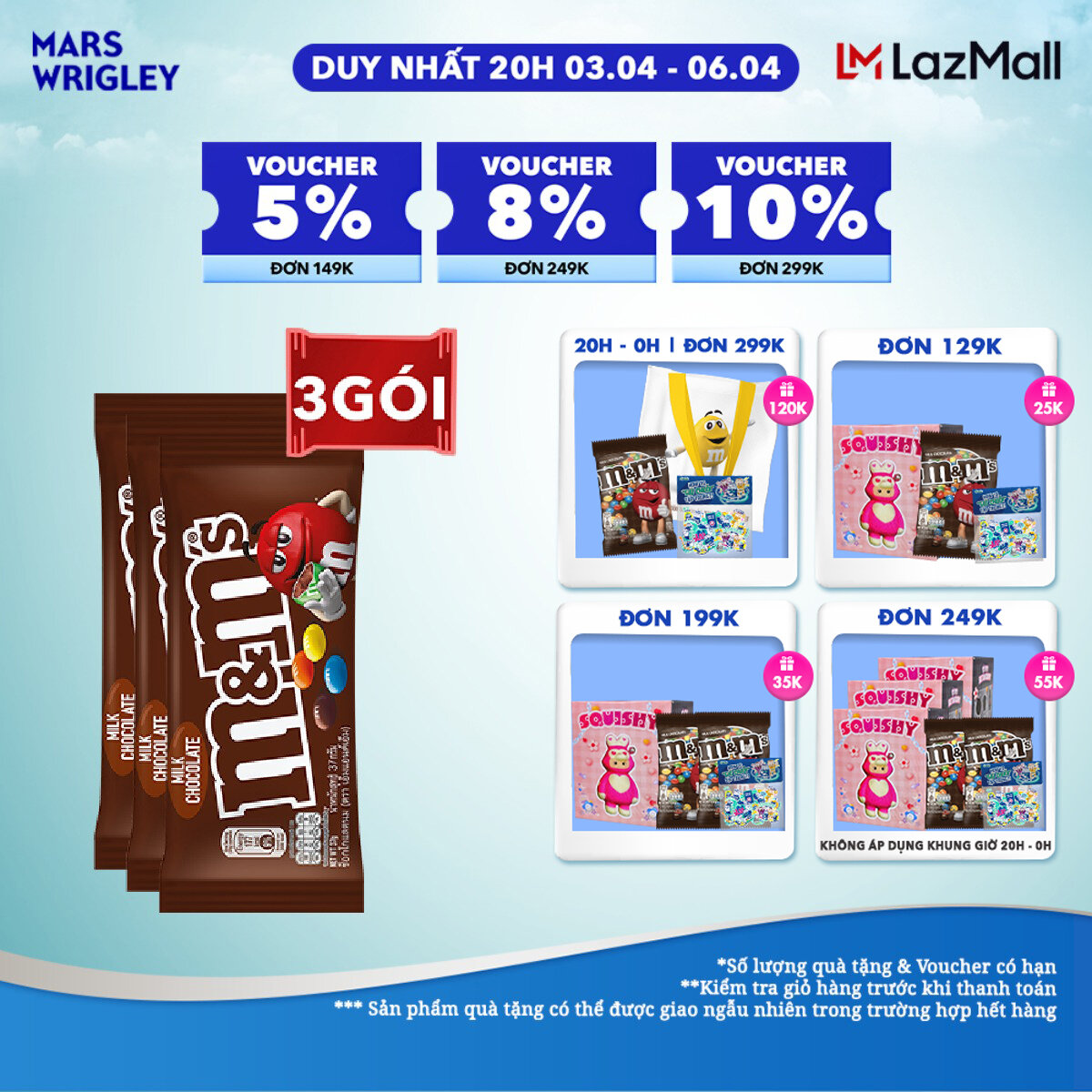 Kẹo Sô Cô La sữa M&M'S gói 37g