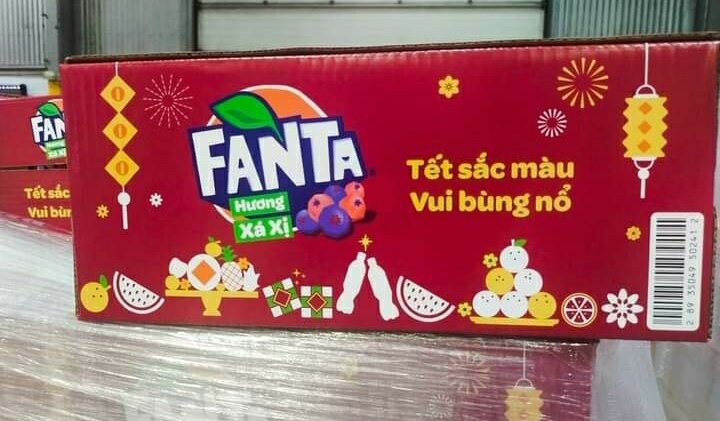 Fanta xá xị 24 lon x 320ml