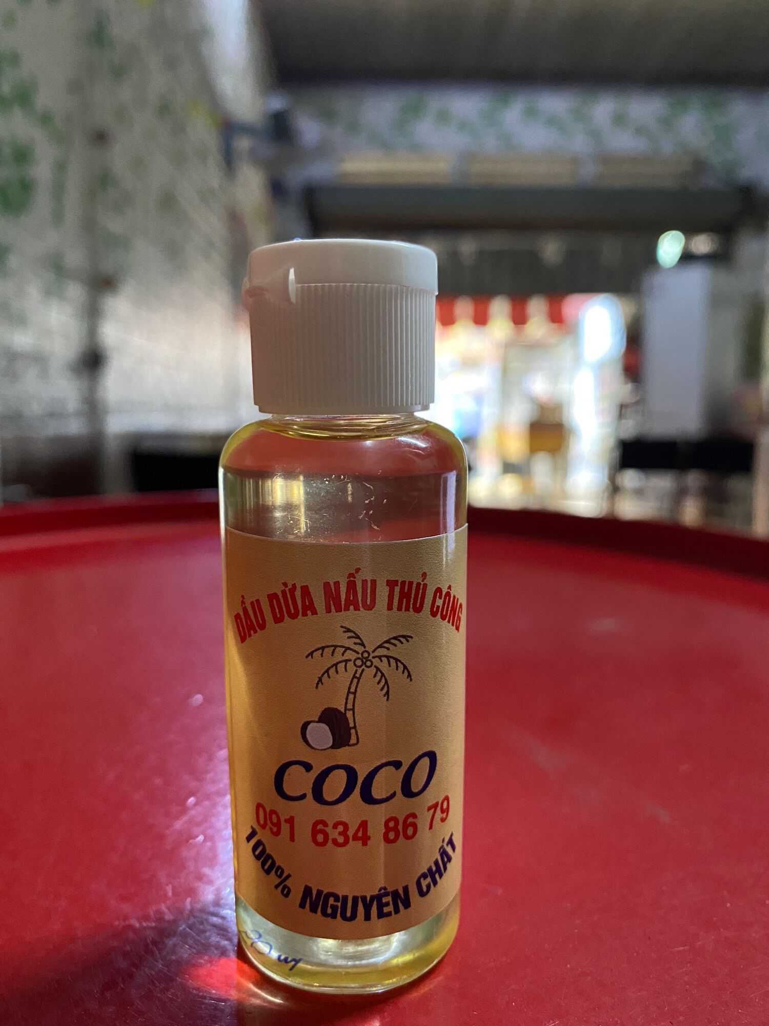 Dầu dừa nguyên chất 100% - nấu thủ công - chai 50ml