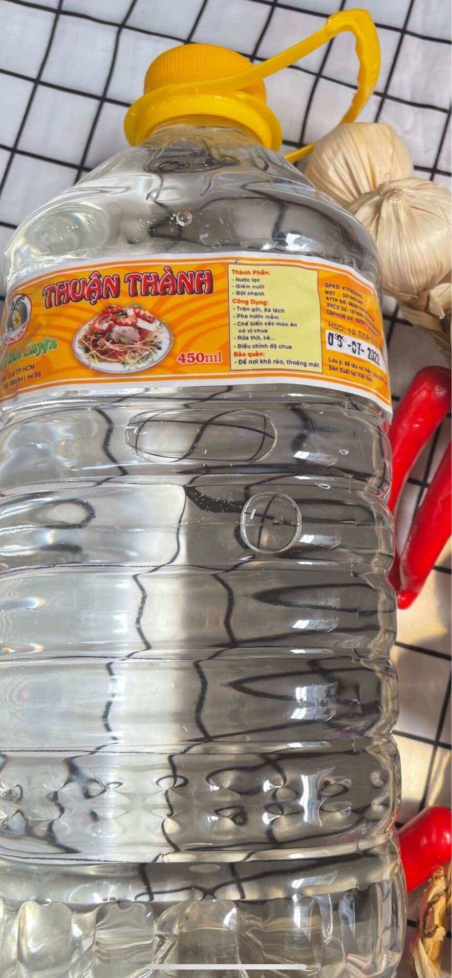 GIẤM ĂN TINH LUYỆN THUẬN THÀNH 4.5L