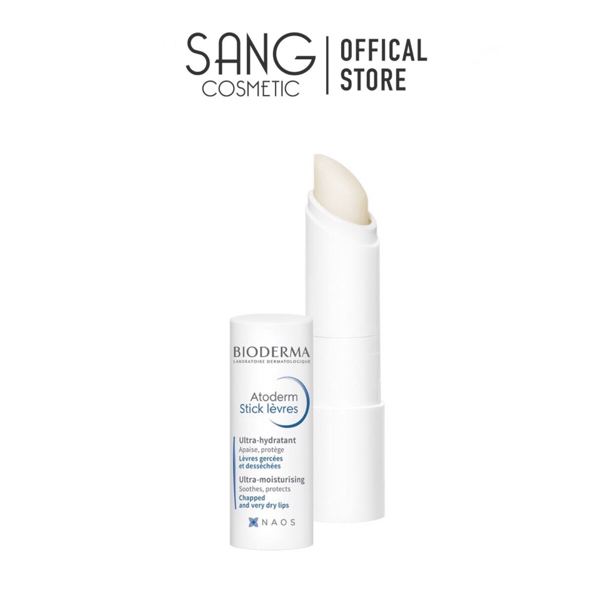 Son dưỡng môi khô nứt nẻ Bioderma Atoderm Stick Levres - 4g