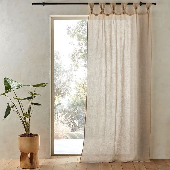 1 rèm cửa vải canvas rèm màn cửa trang trí lạ mắt