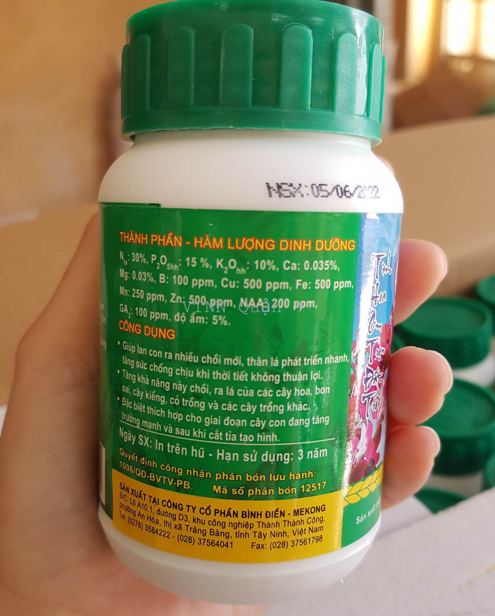 phân bón NPK Đầu trâu 501 100gr