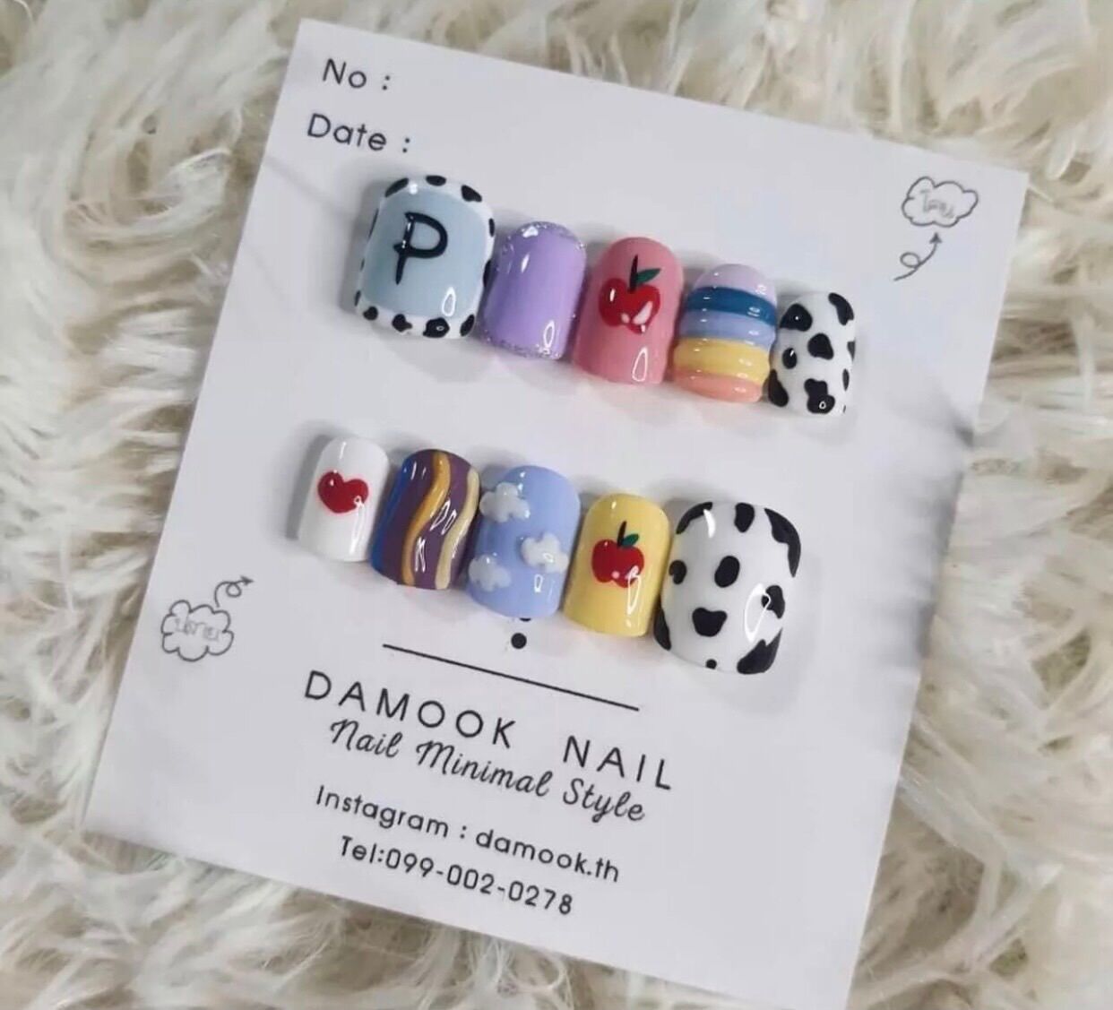 Combo nail của khách