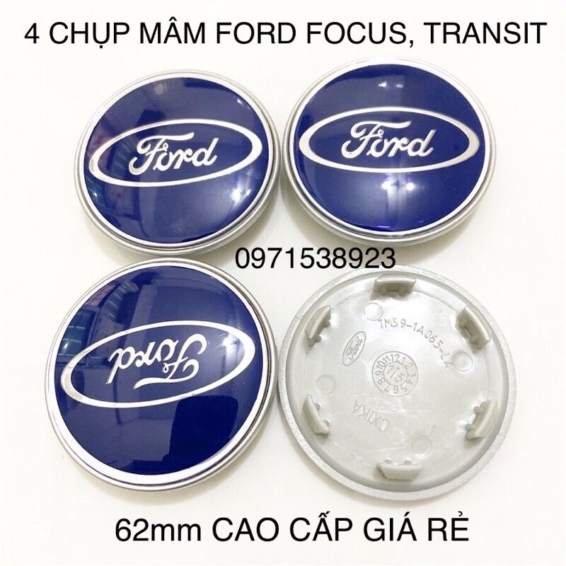4 chụp mâm ford focus 2006-2011 ford transit cao cấp giá rẻ bán giá 1 cái