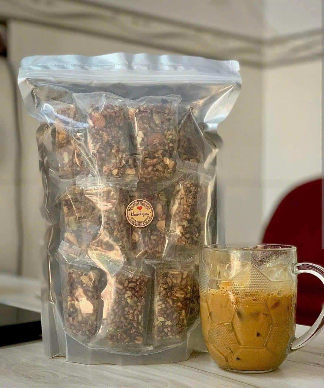 500g Thanh gạo lức mix hạt dinh dưỡng