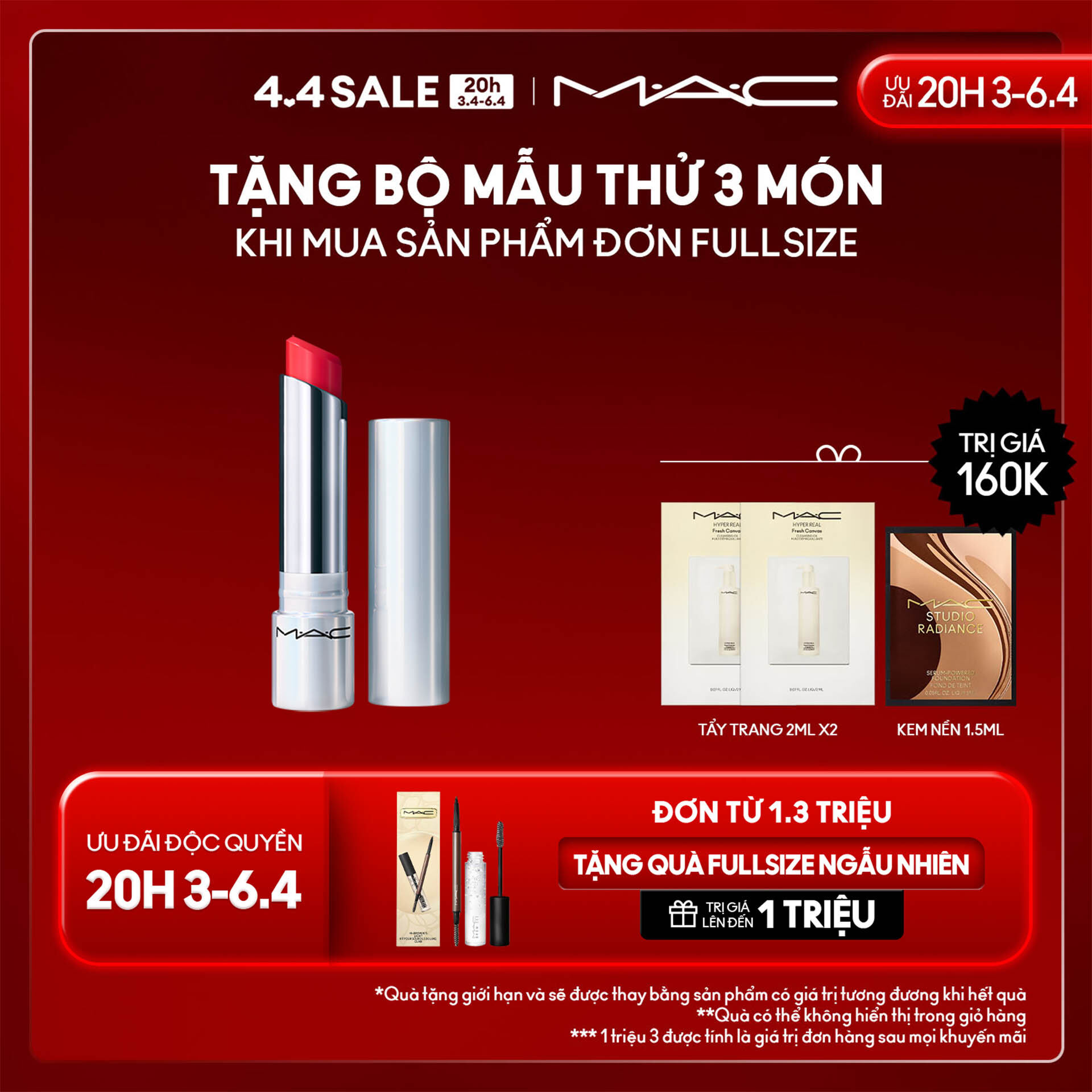 Son dưỡng có màu MAC Glow Play Tendertalk Lip Balm | Dưỡng ẩm với công nghệ đổi màu theo độ pH
