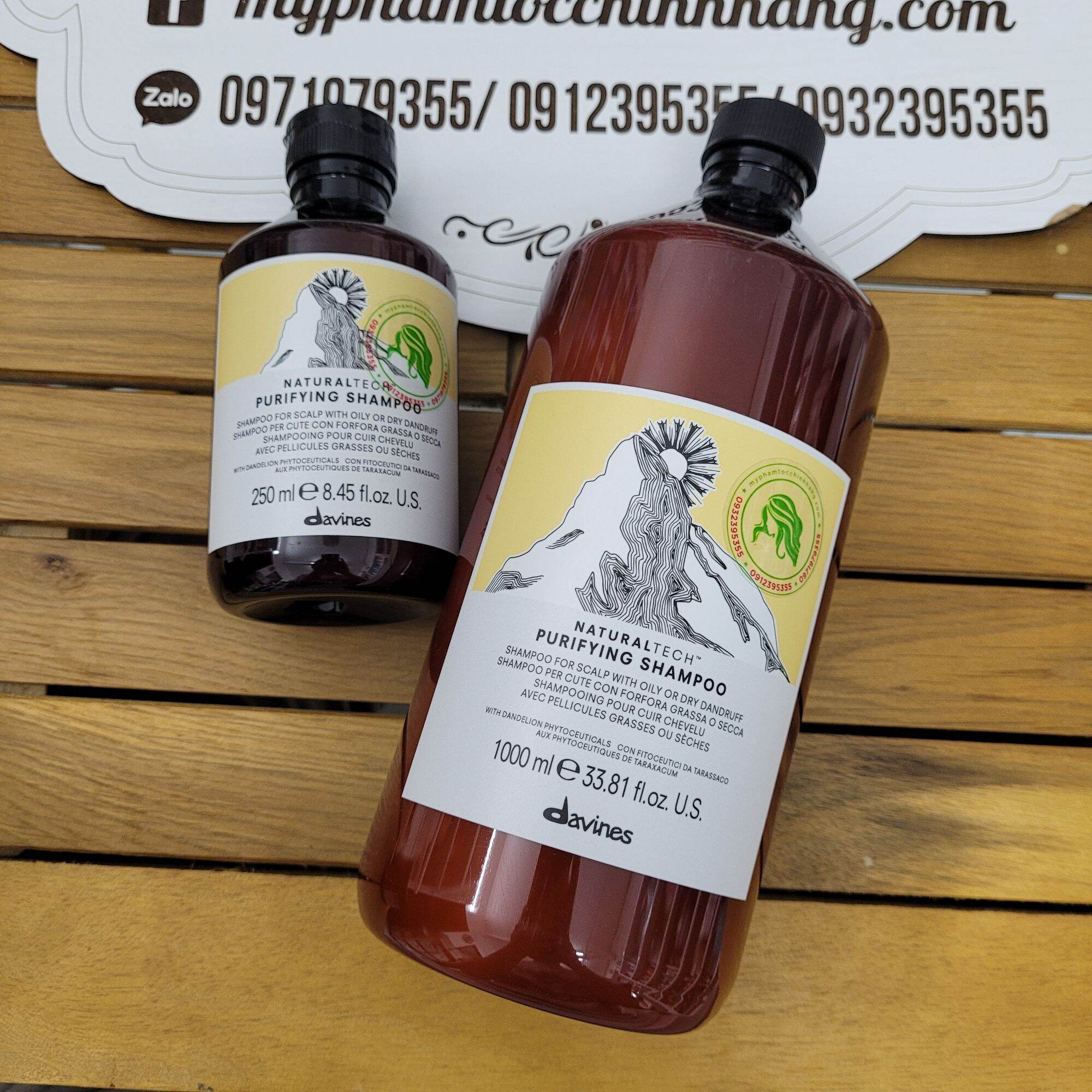 Dầu gội Davines Purifying giảm gầu 250ml