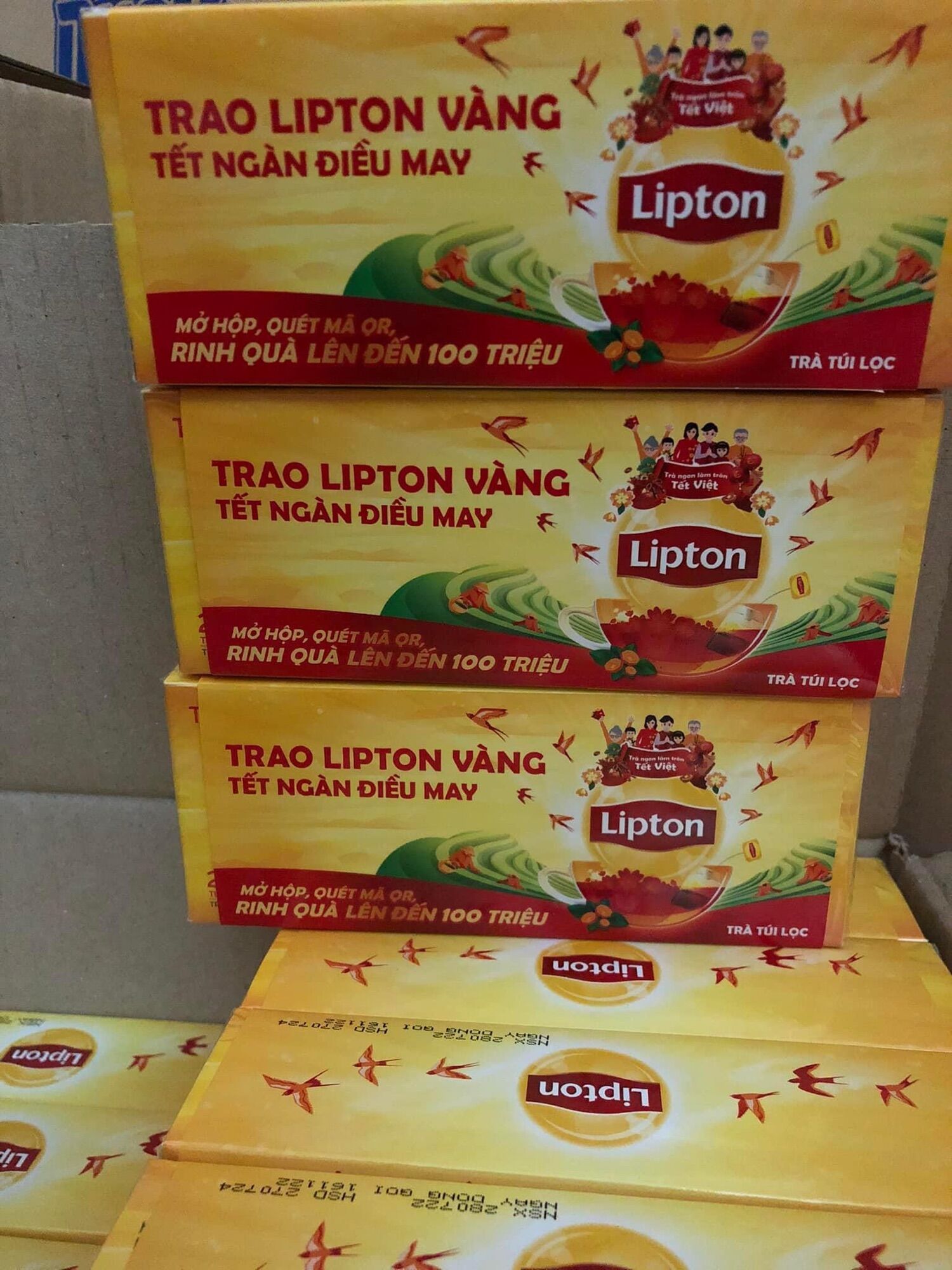 Lipton Tea Box of 25-100 Packs
