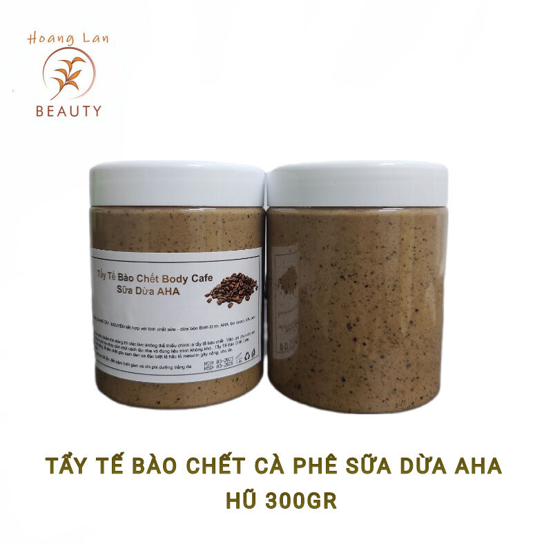 TẨY TẾ BÀO CHẾT CÀ PHÊ SỮA DỪA AHA HŨ 300GR