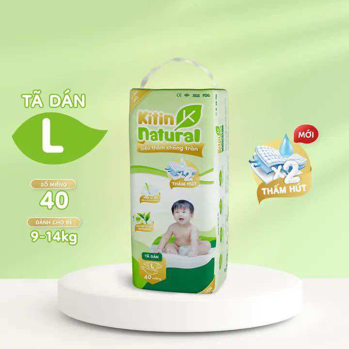 Tả Kitin Trà Xanh, tả dán