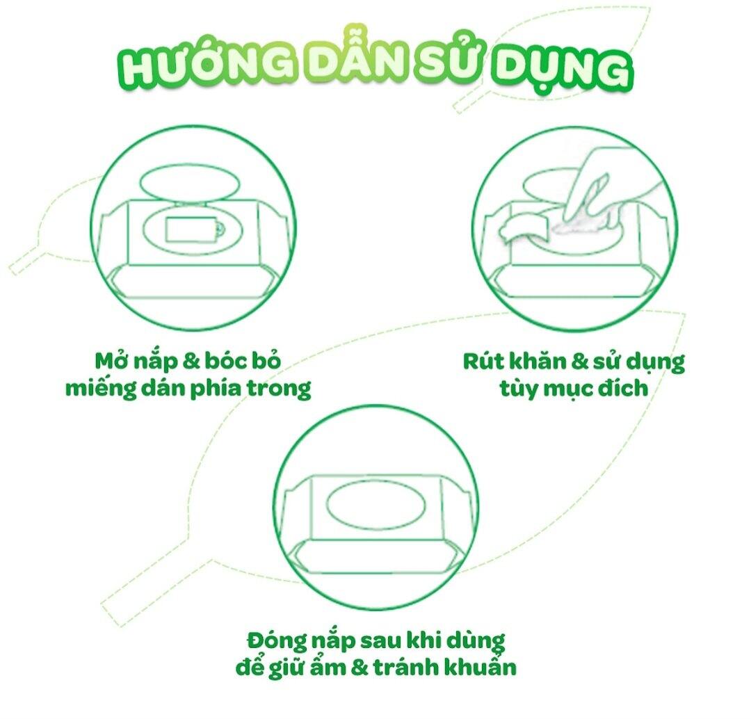 Combo 4 gói khăn ướt Huggies không mùi 80 tờ/gói