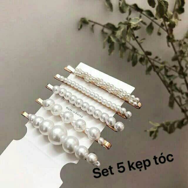 Set 5 kẹp tóc mái