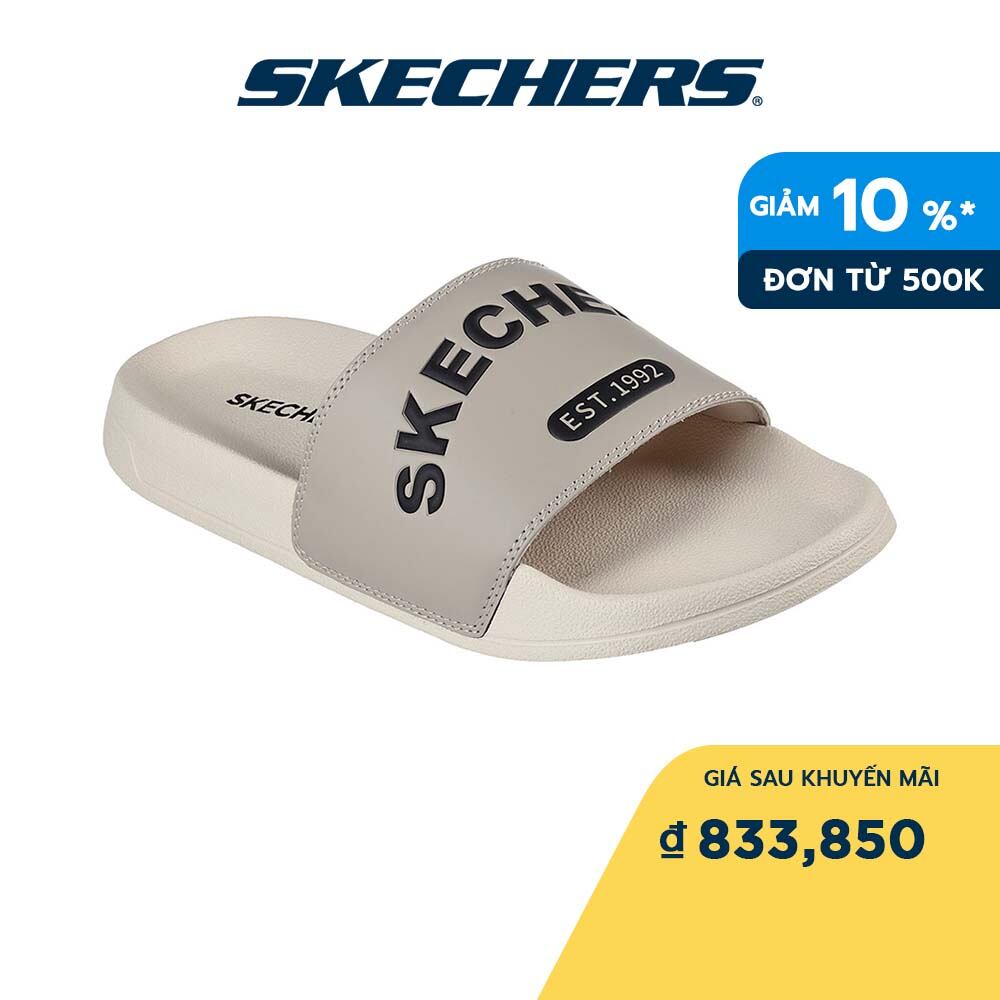 Skechers Nam Dép Quai Ngang Đi Bộ Đi Học