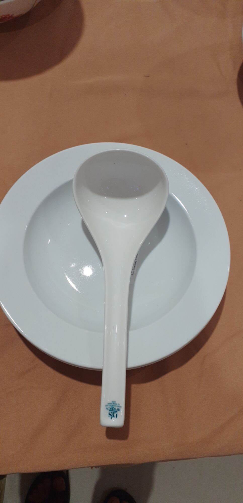 Muỗng múc canh gốm sứ Minh Long - size lớn