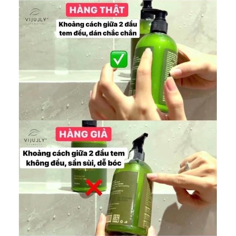 COMBO GỘI XẢ XỊT BƯỞI VIJULLY Vijully (MẪU MỚI NHẤT)