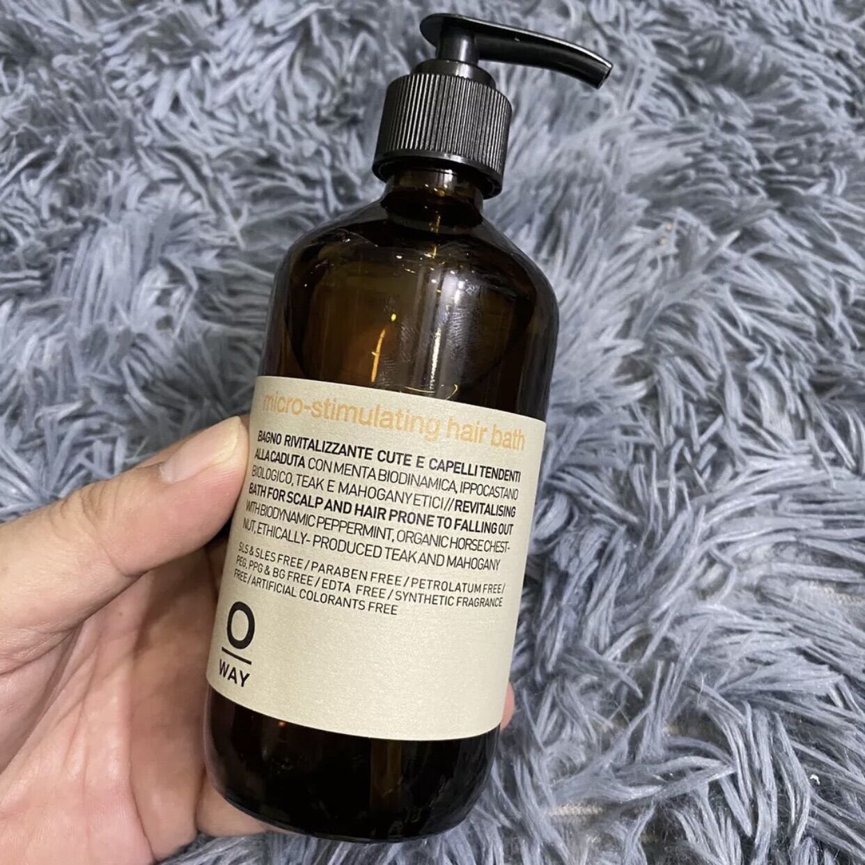 [HCM]OWAY - DẦU GỘI CHỐNG RỤNG TÓC MICRO-STIMULATING HAIR BATH 240ml