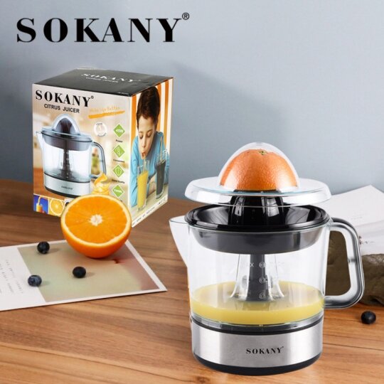 Máy ép cam, máy vắt cam sokany JE623D máy ép cam tự động