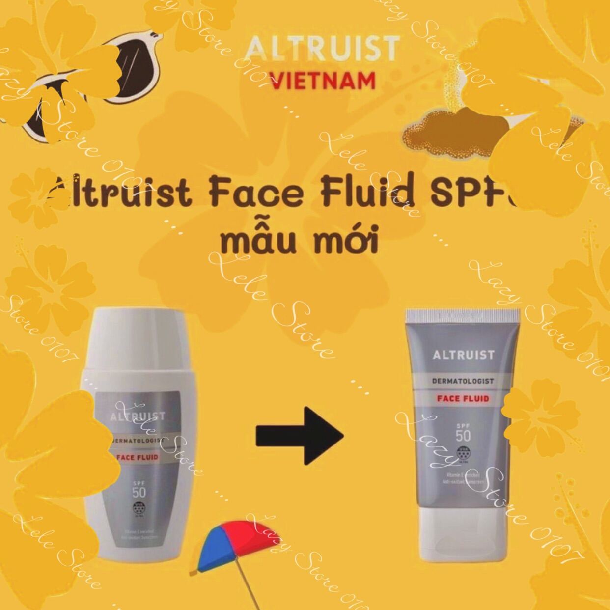 Kem Chống Nắng Altruist Face Fluid Spf 50