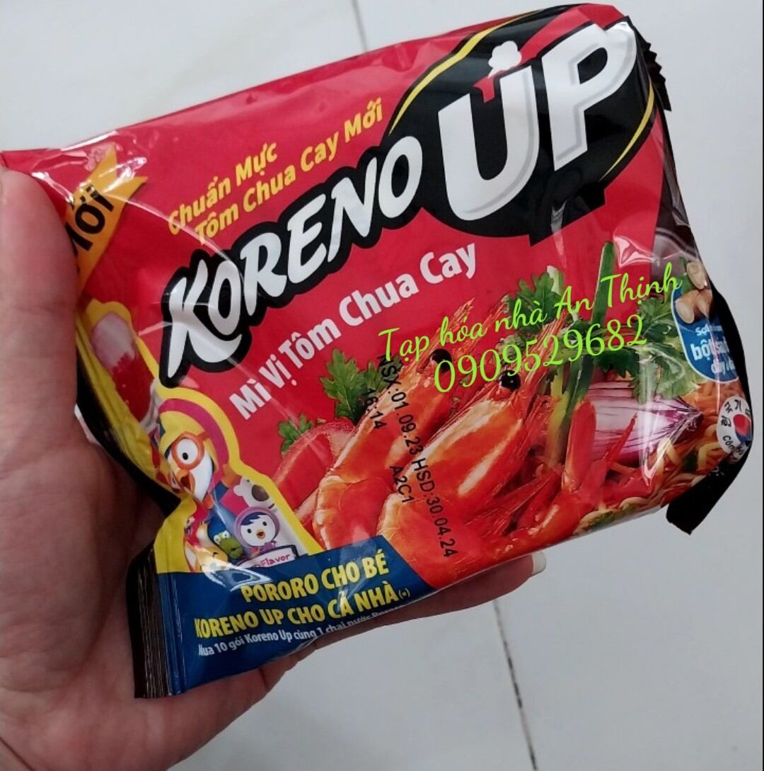 [GÓI LẺ DÙNG THỬ] MÌ KORENO UP VỊ TÔM CHUA CAY