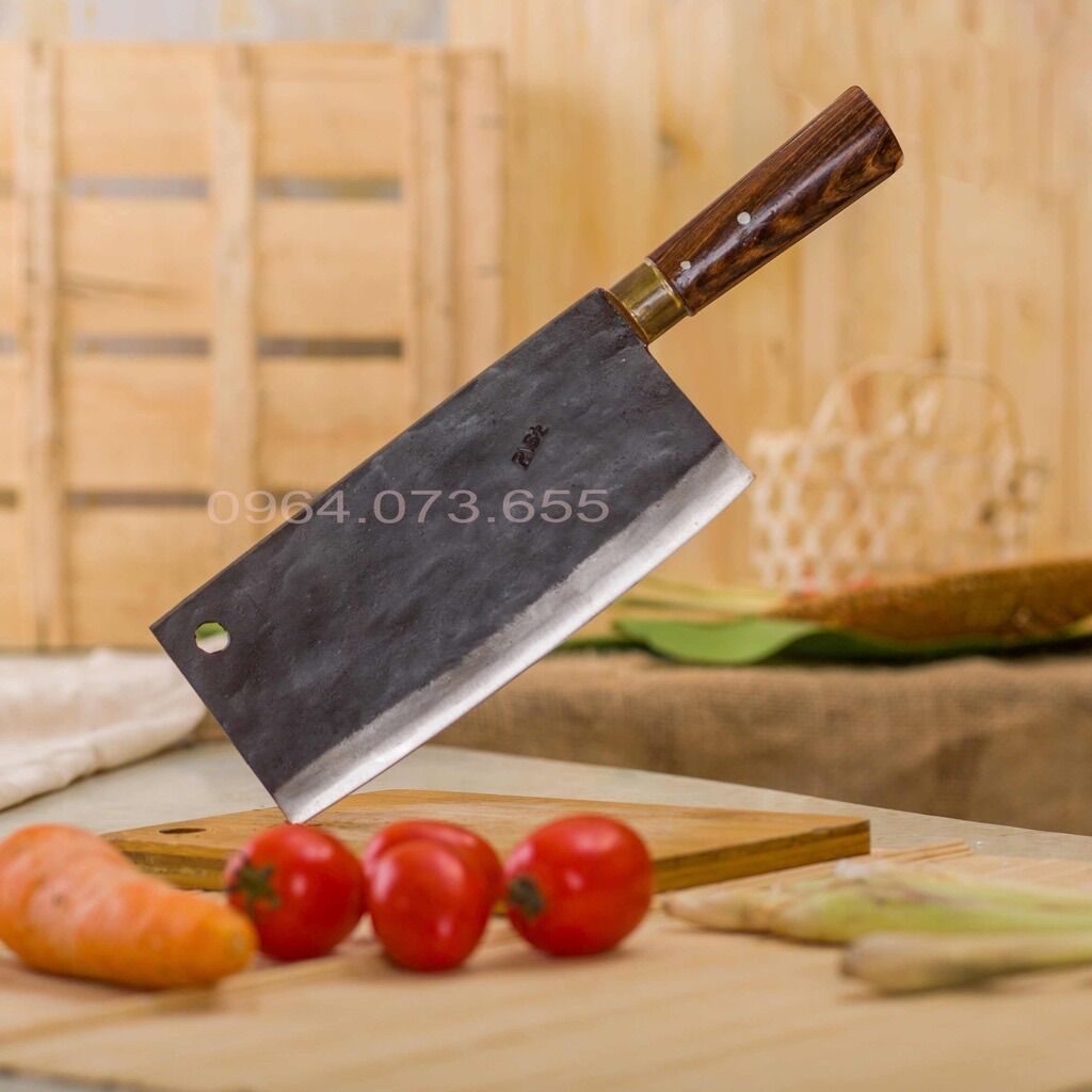 Dao chặt gà dao Phúc Sen DB02 nhíp nga thủ công