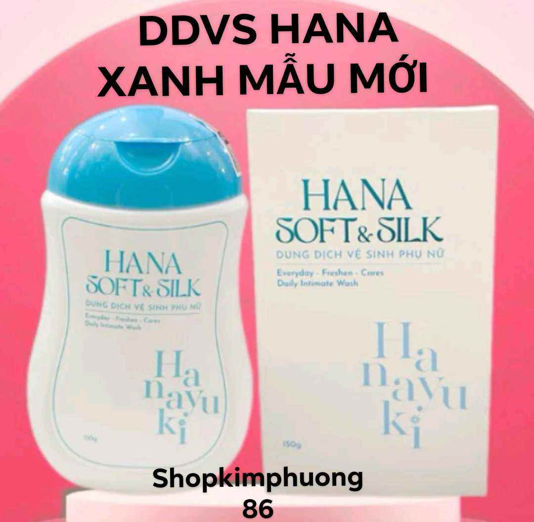 Dung dịch vệ sinh hanayuki xanh chính hãng mẫu mới
