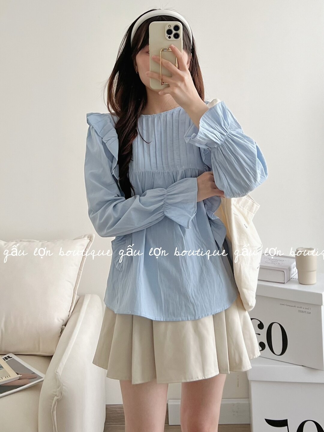 áo babydoll bèo cánh tiên tiểu thư