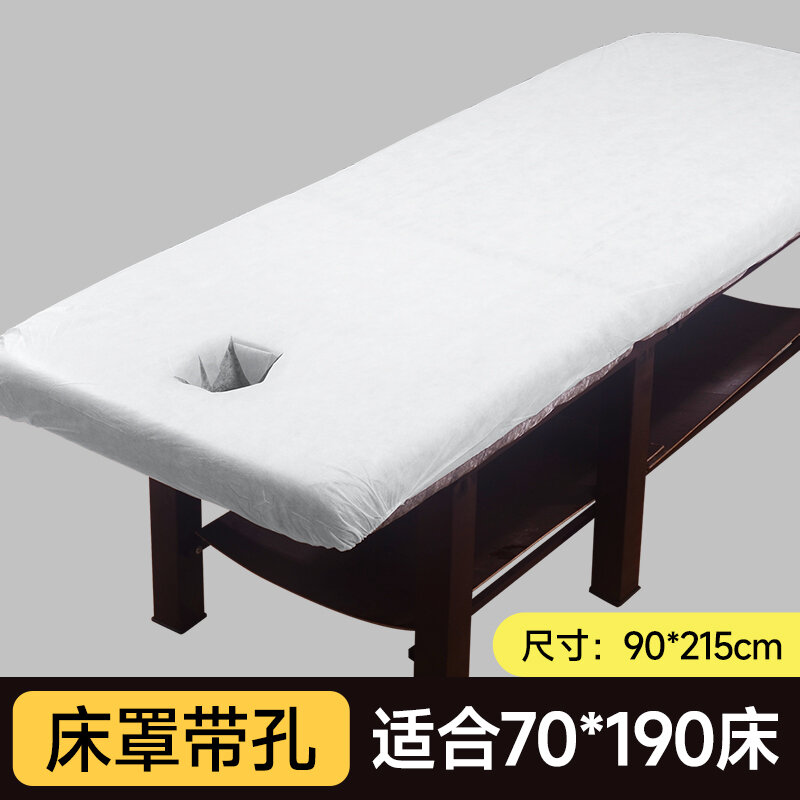 Dùng Một Lần Giường Thẩm Nệm Massage Giường Chuyên Dệt Vải Không Dệt Dày Có Lỗ Co Giãn Vỏ Gối