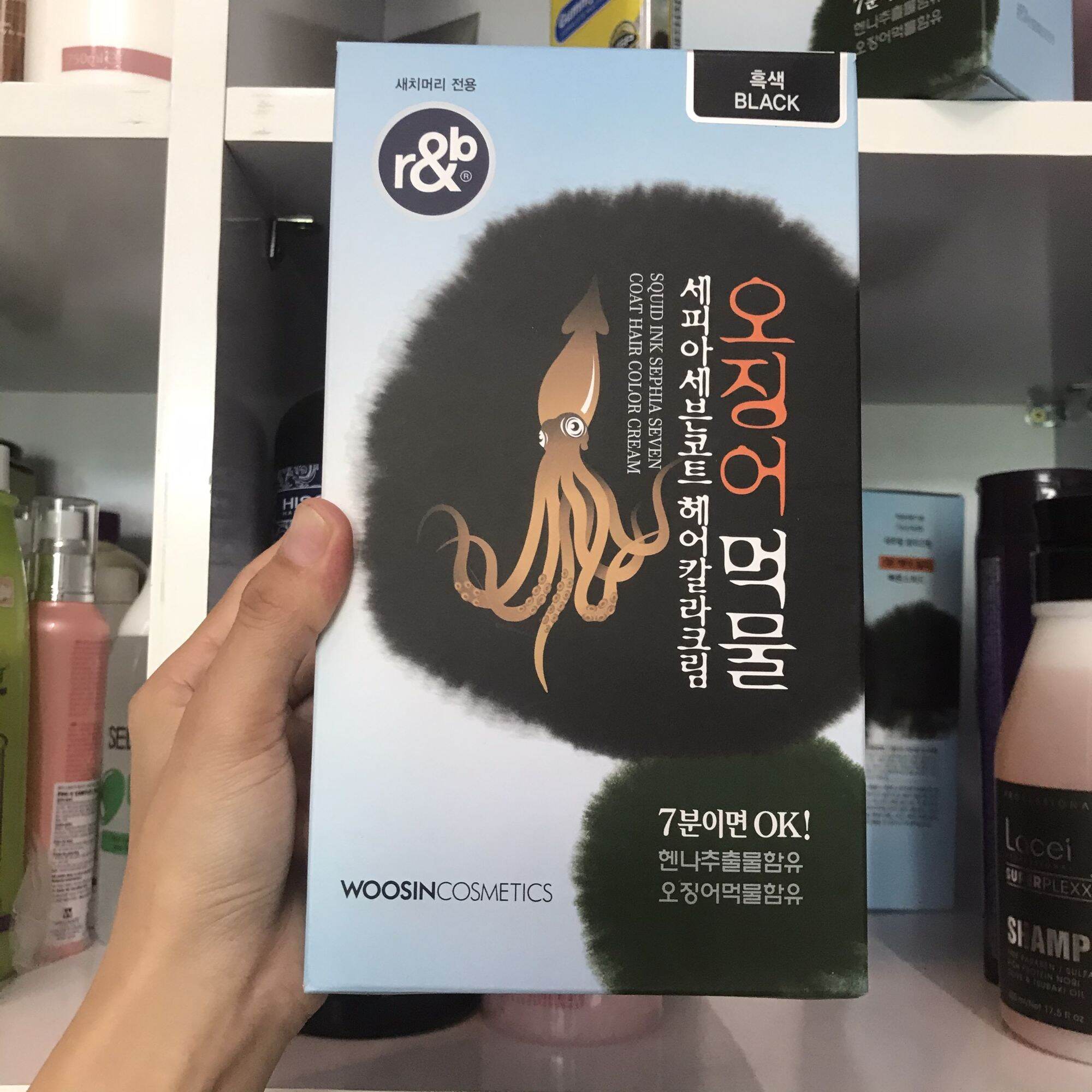 Kem nhuộm tóc phủ bạc thảo dược r&b Henna 150ml