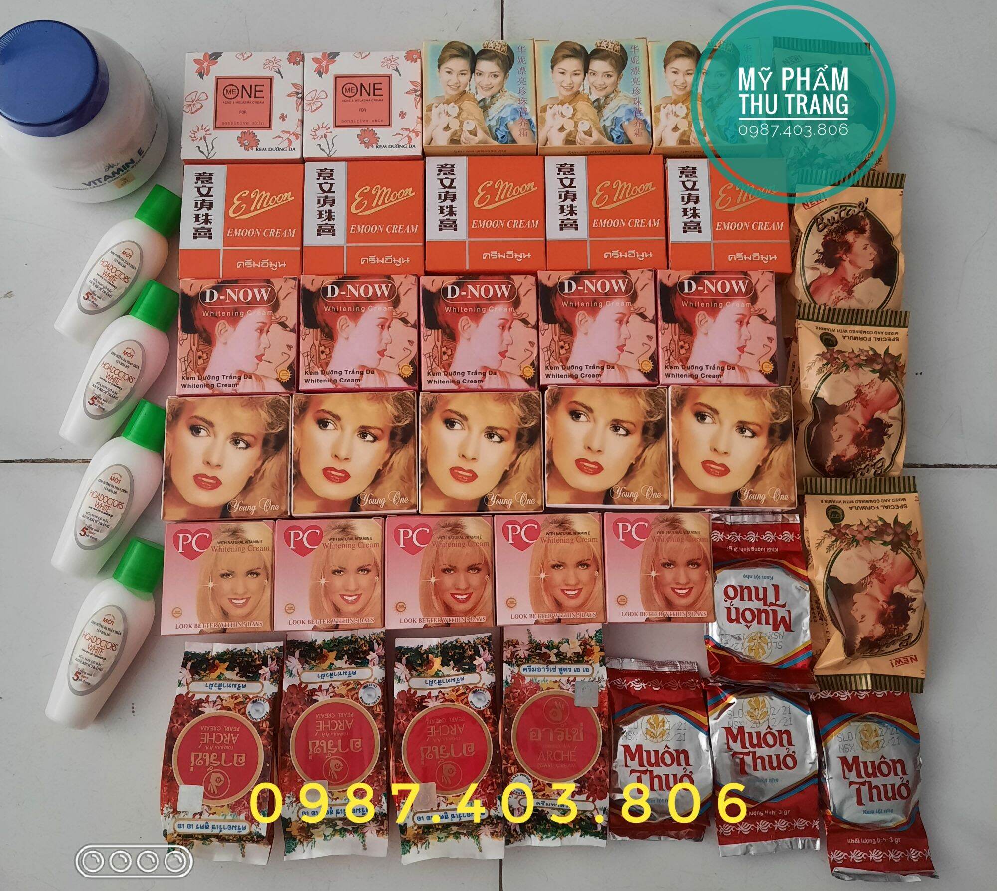 Combo kem cốt thái siêu trắng