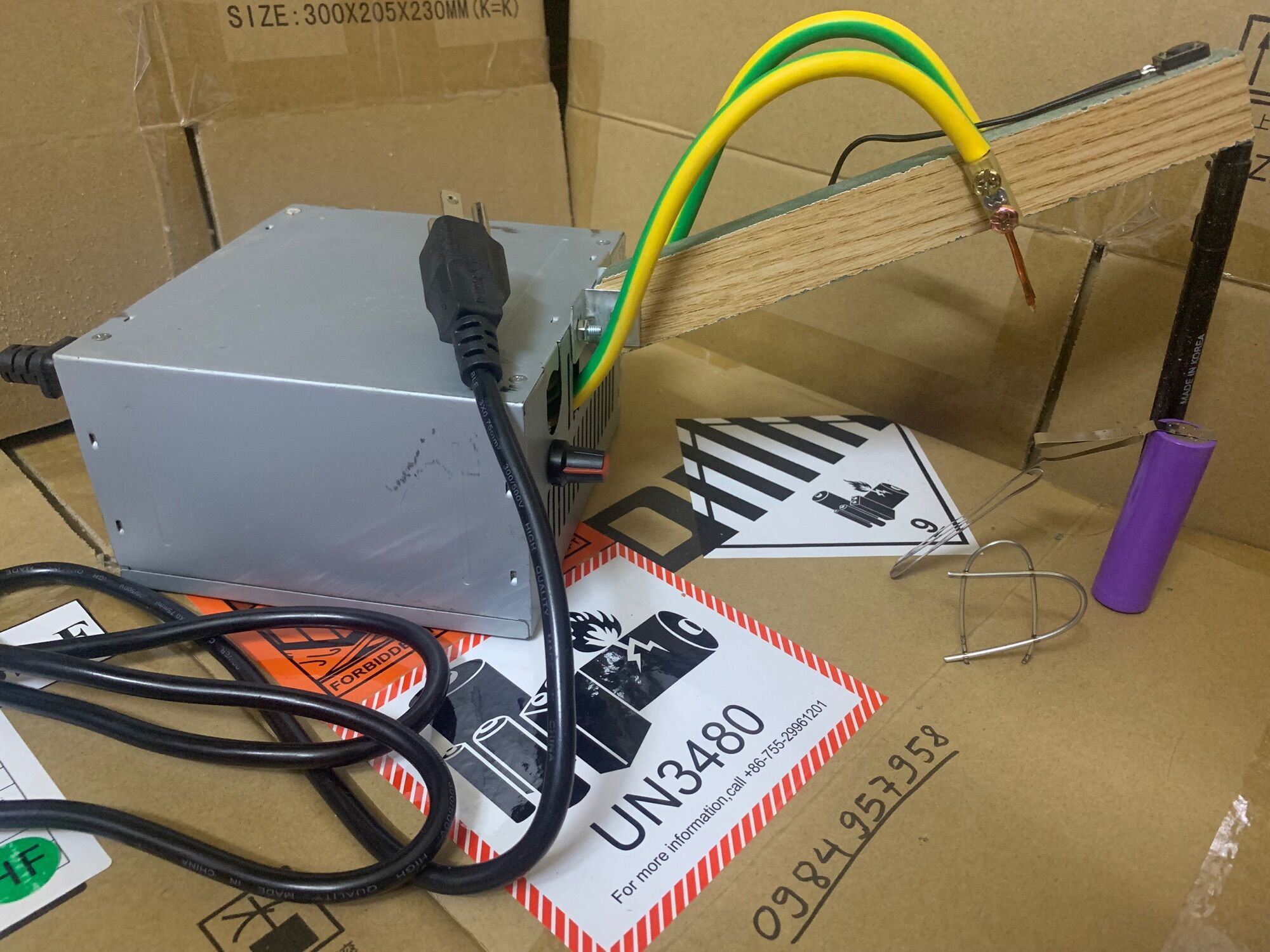 Máy hàn cell pin DIY