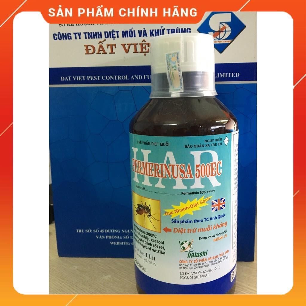 Thuốc diệt Muỗi Permerinusa 500EC chai 500ml