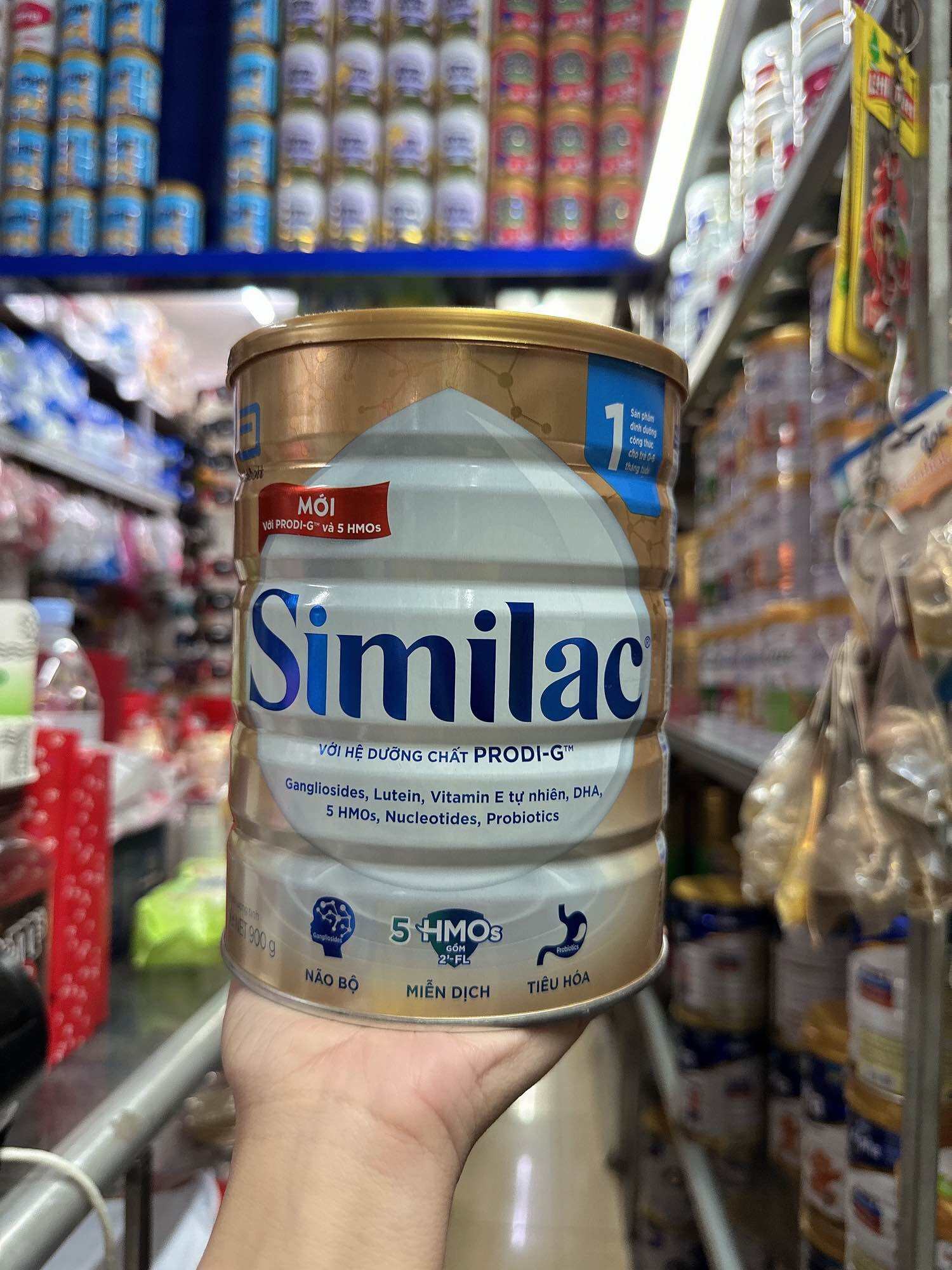 Sữa bột Similac 5HMO 1 900g (cho bé 0-6 tháng)