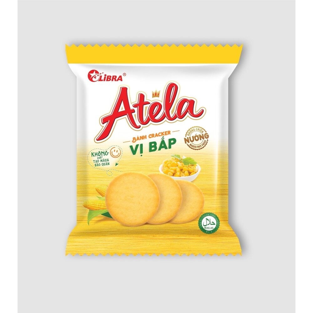Bánh Atela Cracker Bắp giòn 342g