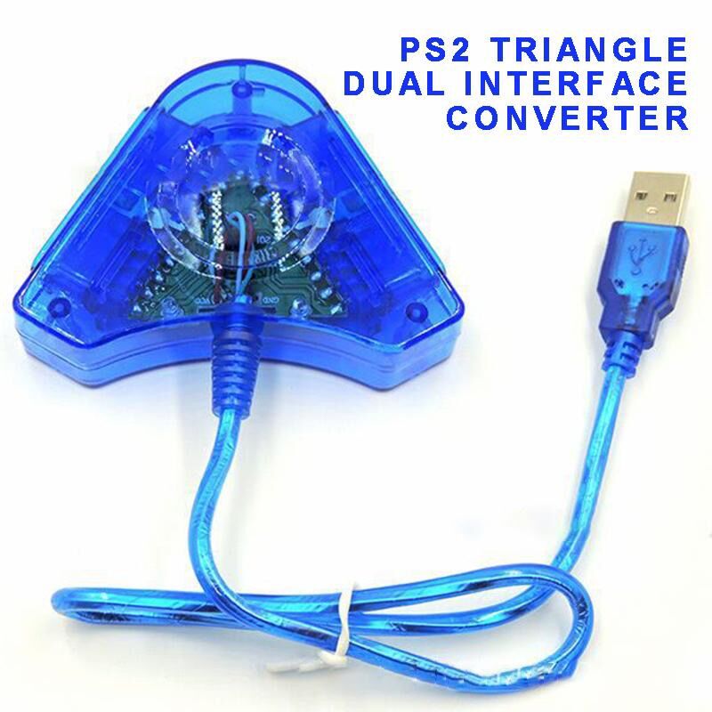 Tay cầm ps2 , cổng chuyển tay Ps2 sang pc , đầu chuyển PS2 USb tay bấm game