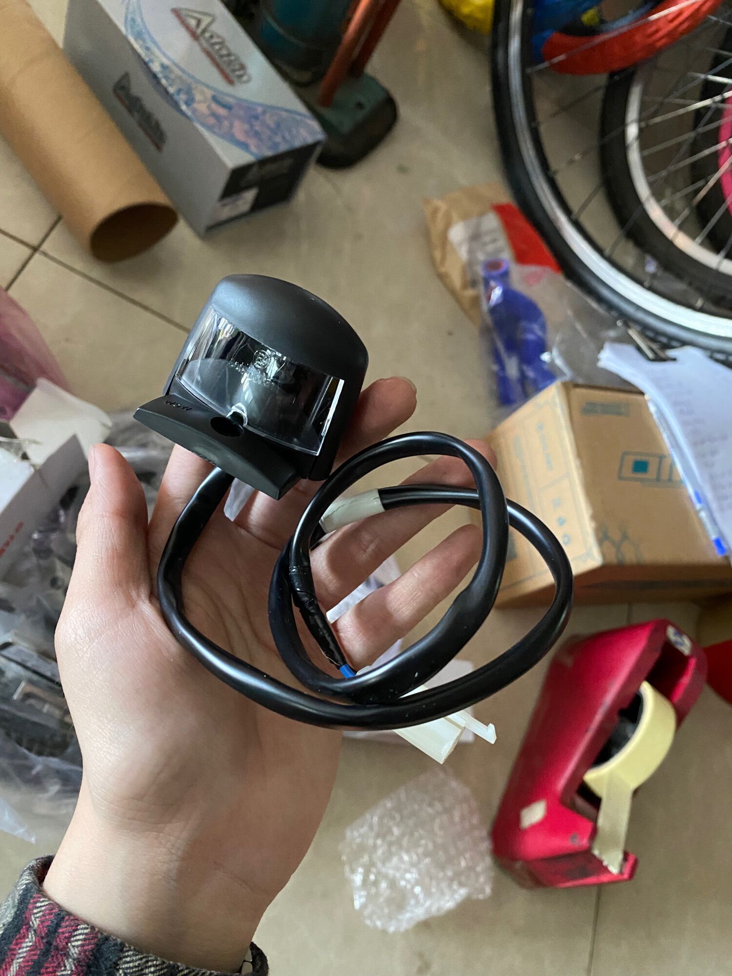 Đèn sau dè biển số ex150 - minh kiệt racing