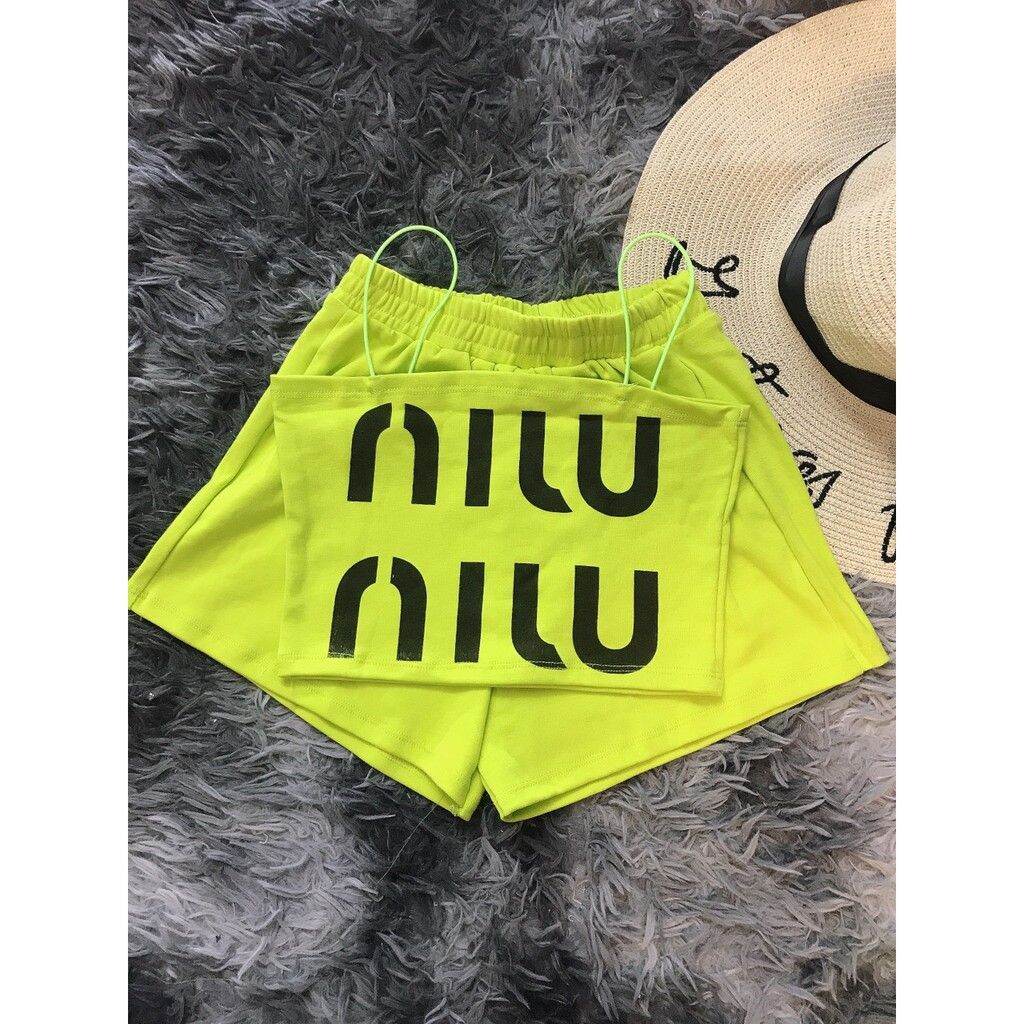 Sét bộ đùi 2 dây miu miu cực xinh.🎀
