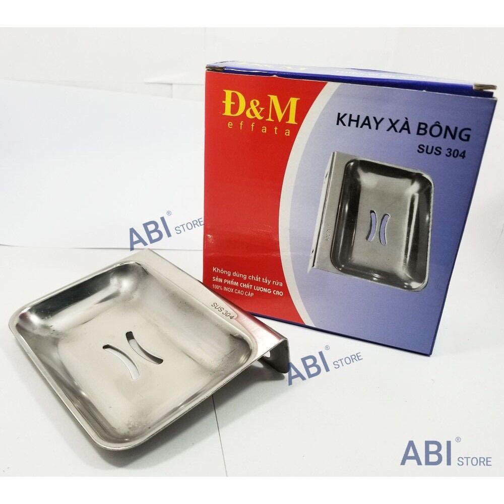 Kệ xà bông inox 304, kệ để xà bông inox, kệ inox đựng xà phòng nhà tắm gắn tường, khay xà phòng xà bông