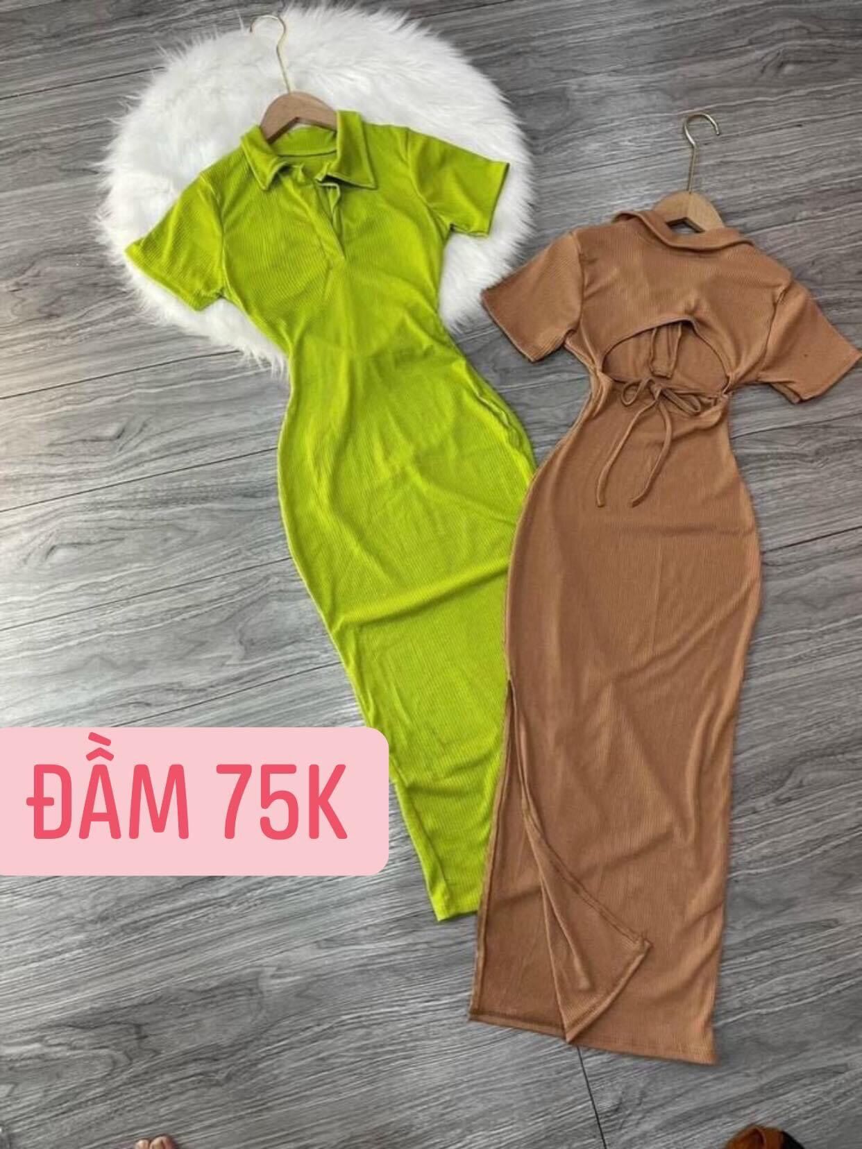 Đầm body hở lưng