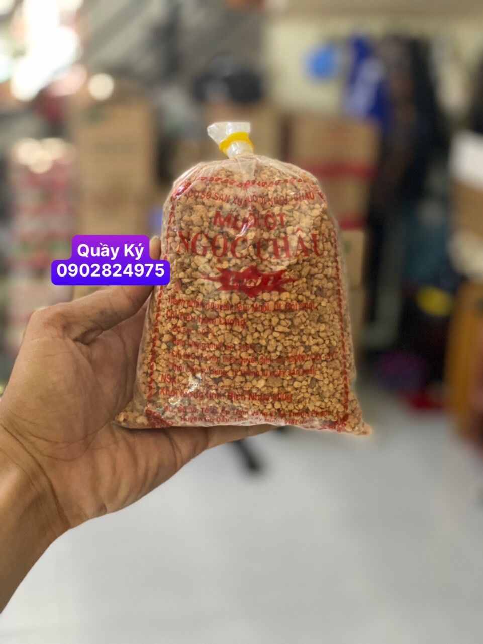 Muối ớt loại 1 ngọc châu 500gr