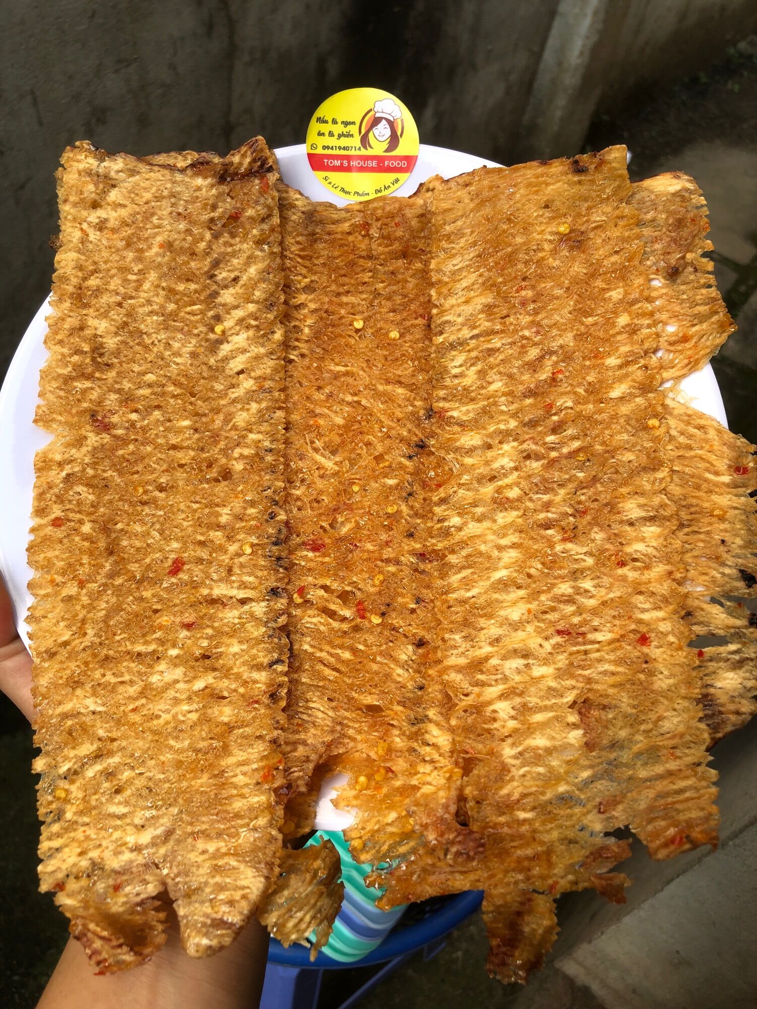 Mực cán tầm vị hũ 500 gr