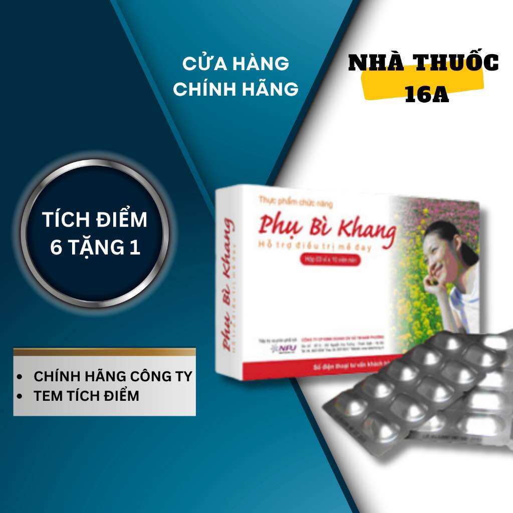 Phụ bì khang - tích điểm tem cào 6 tặng 1 hộp 30 viên - hỗ trợ thải độc, giảm mề đay, dị ứng lâu năm