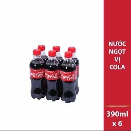 THÙNG 24 CHAI NƯỚC NGỌT COCA - COLA x 390ml